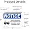 Signmission 3.5 in Height, 5 in Width, Vinyl Decal, Rectangle OS-2PACK-NS-D-35-L-18159 - alternate 6